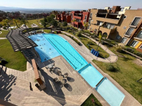 Departamento con Alberca, Jacuzzi, Spa y Padel